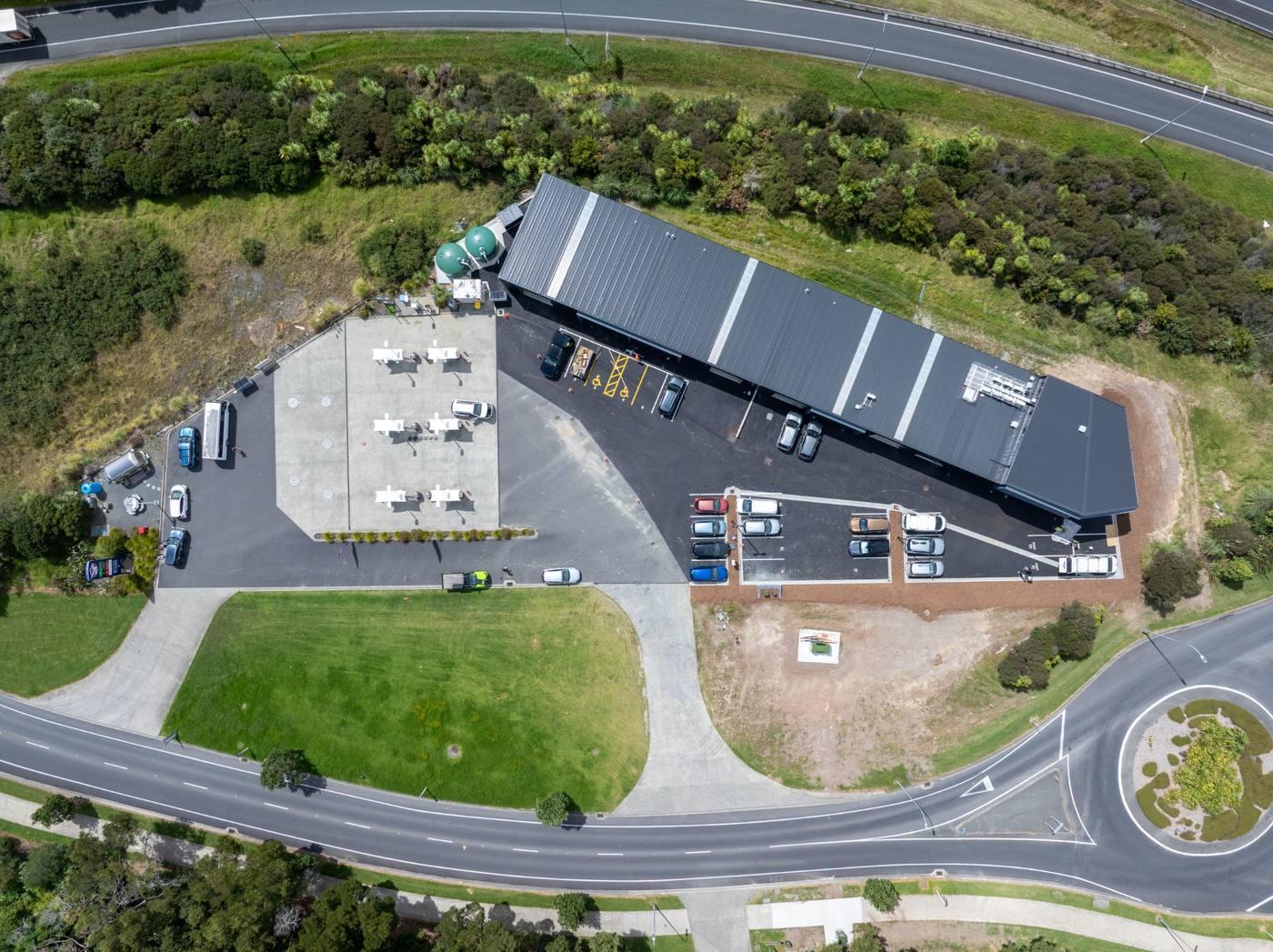 Aerial — full site