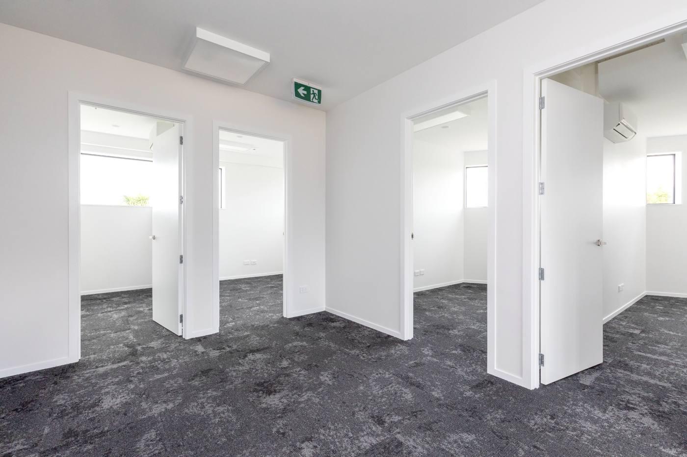 Hallway office layout