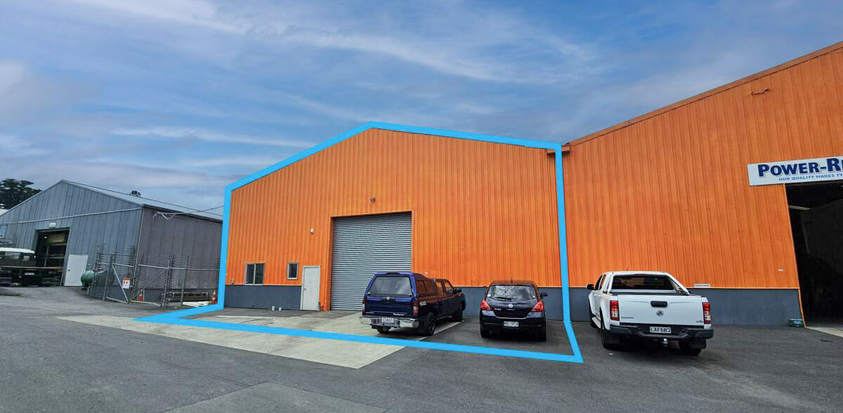 Shed 4, 67 Hunua Road exterior outlined view