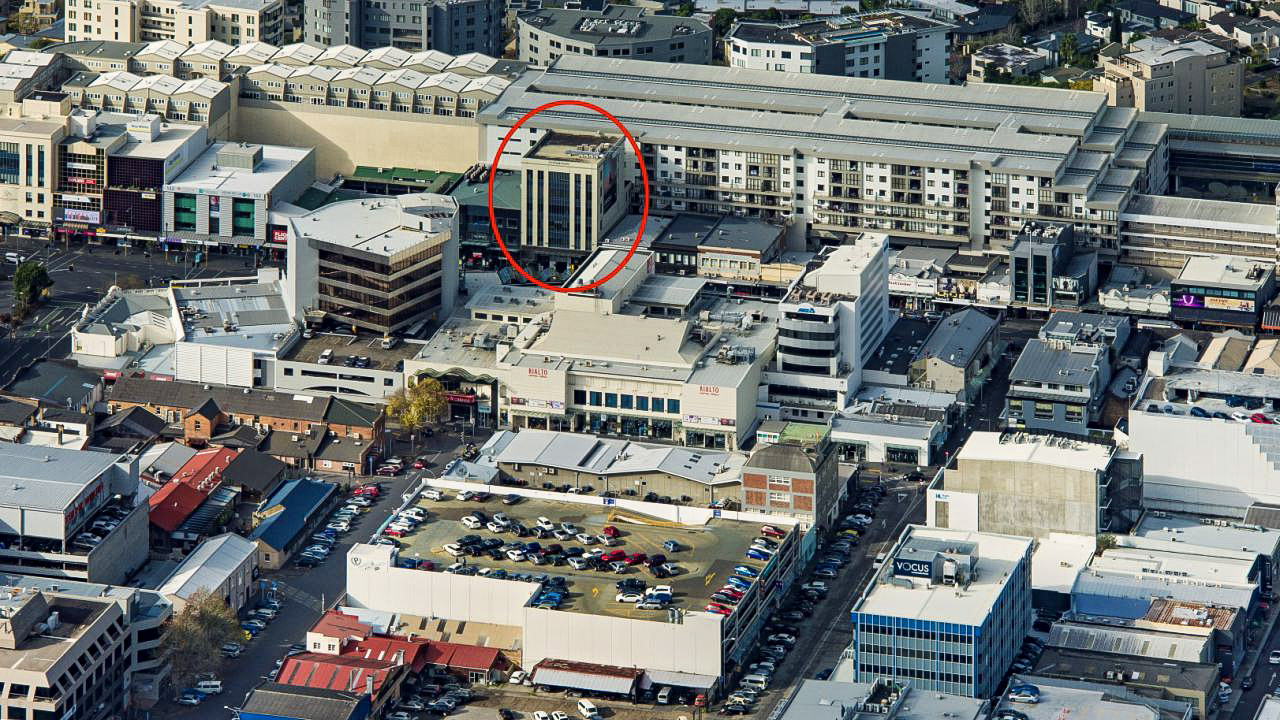 180 Broadway aerial location view